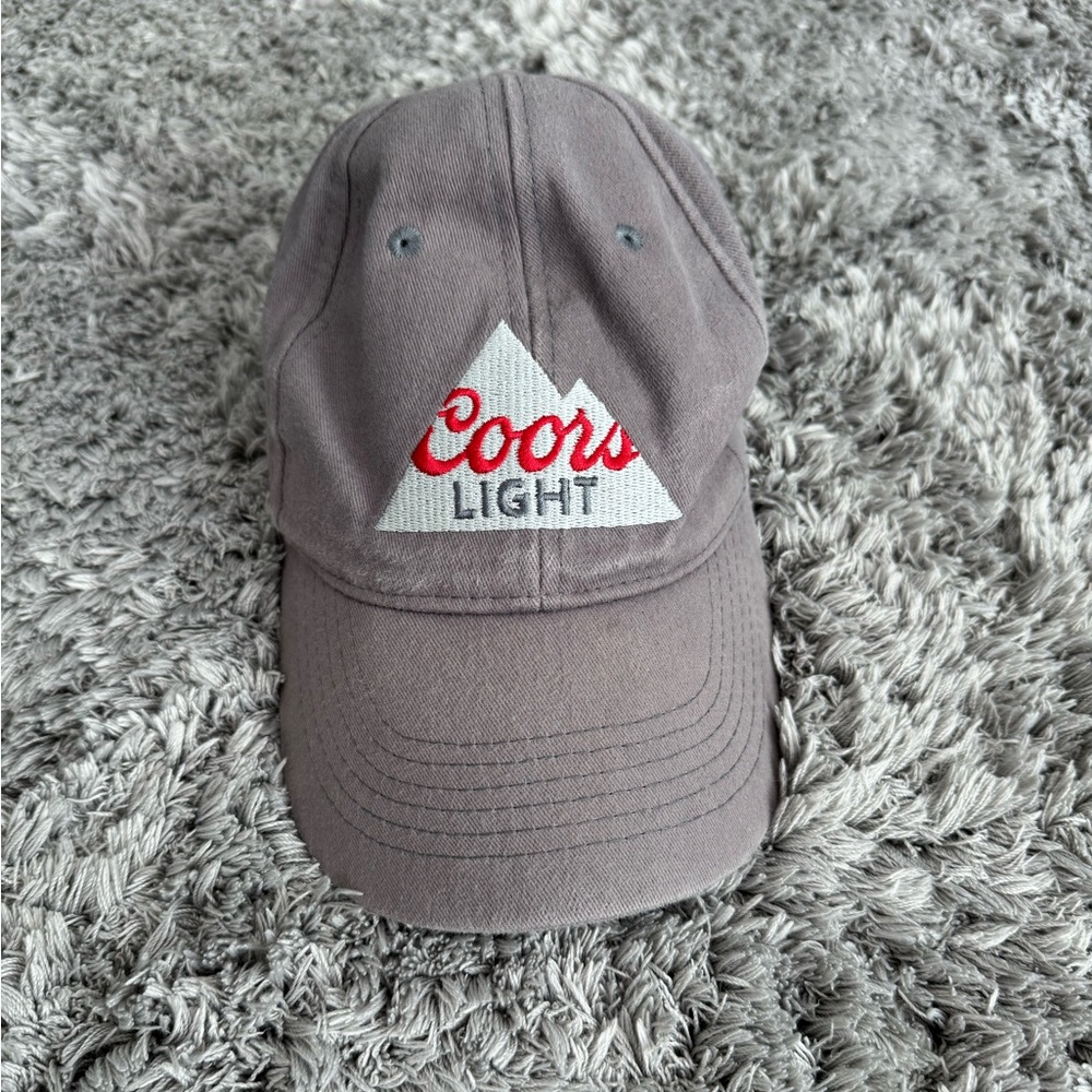 Coors Light Gray Baseball Cap